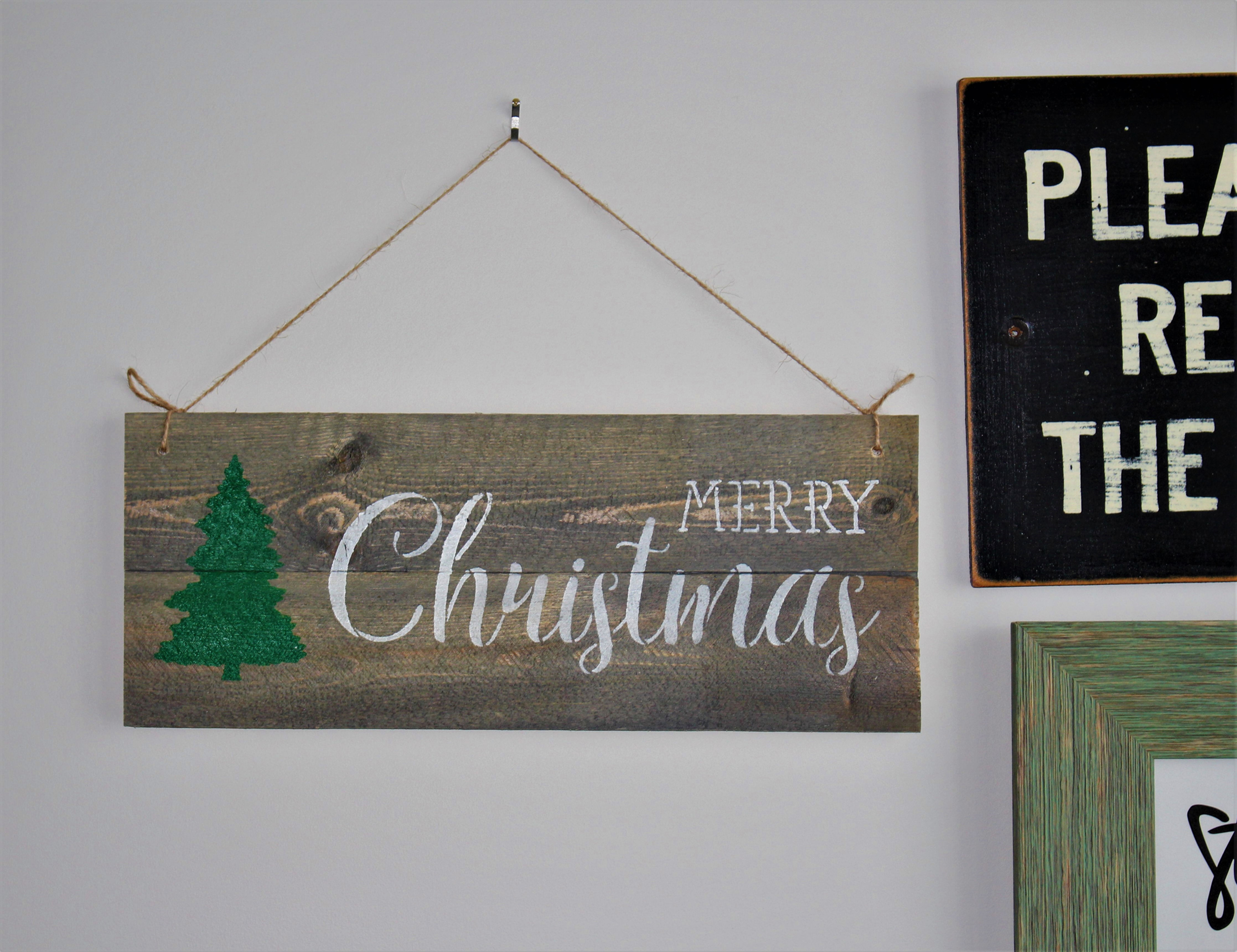 Merry Christmas Sign