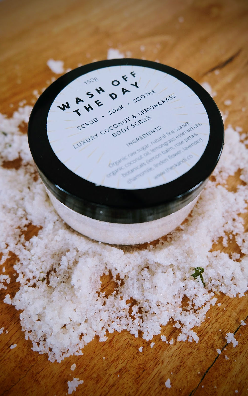 Thumbnail: Wash Off The Day - Natural Bath Salts and Scrub Set