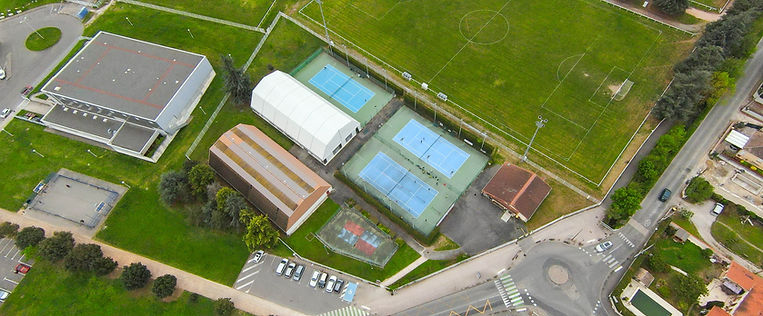 imagerie aerienne tennis club terrain de tennis 31
