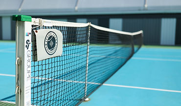 filet de tennis club bleu ciel