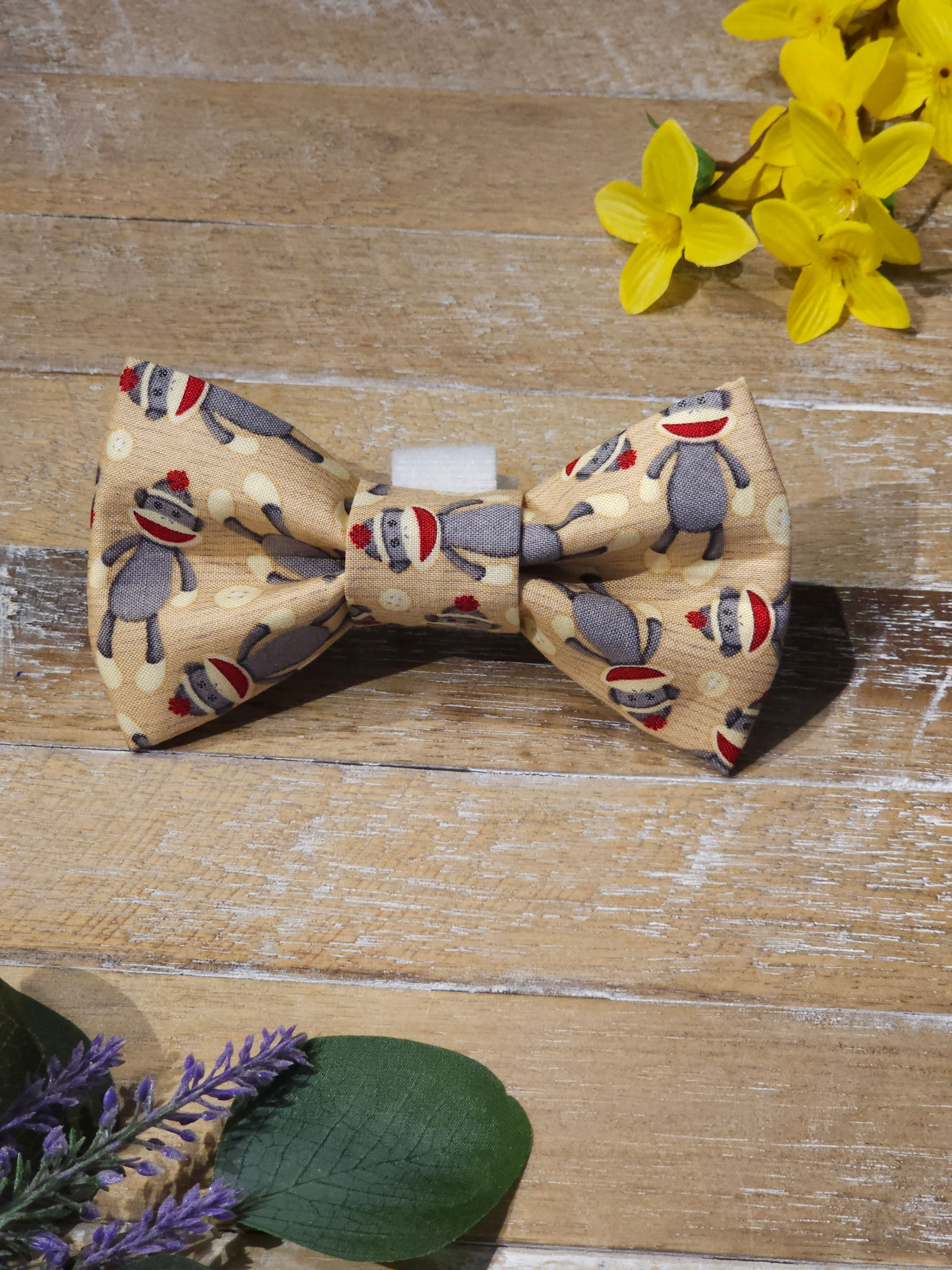Sock Monkey  Bow