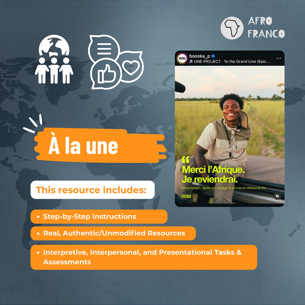 Thumbnail: À la une: IShowSpeed en Afrique | CI French (Nov-Int)