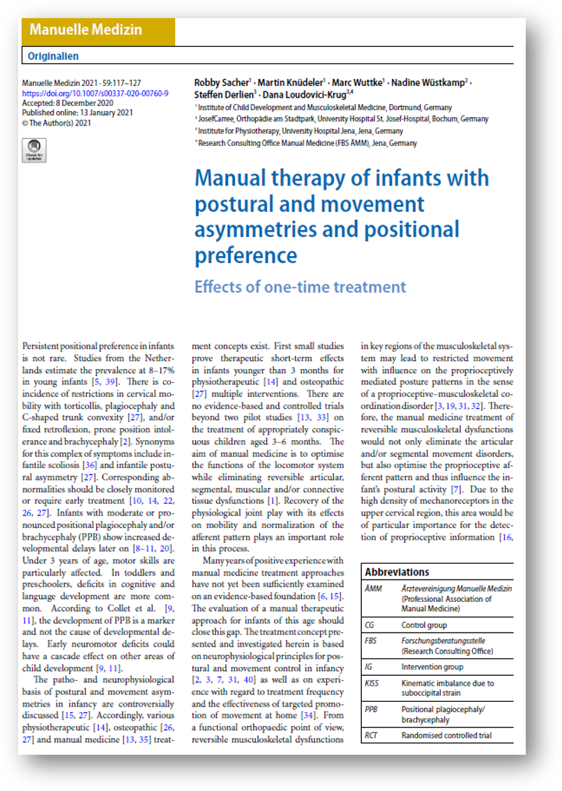 Terapia Manual em Bebês com Assimetria Postural: Benefícios Cientificamente Comprovados