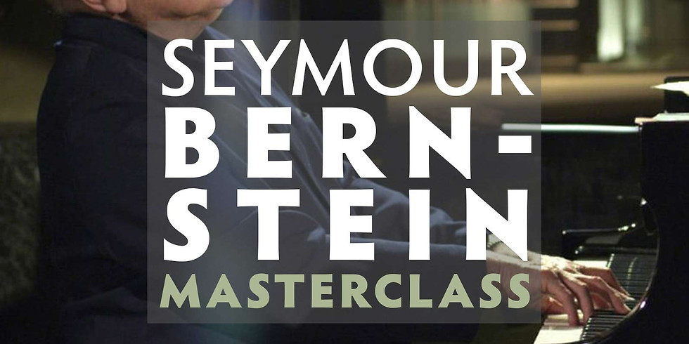 Masterclass with a Master - Seymour Bernstein