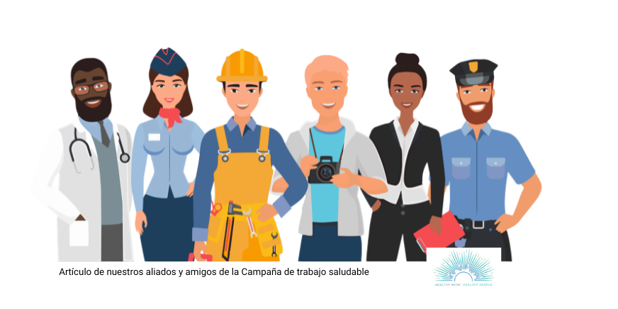 Employees working