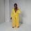 Thumbnail: Elegant Yellow Oversized Jumpsuit