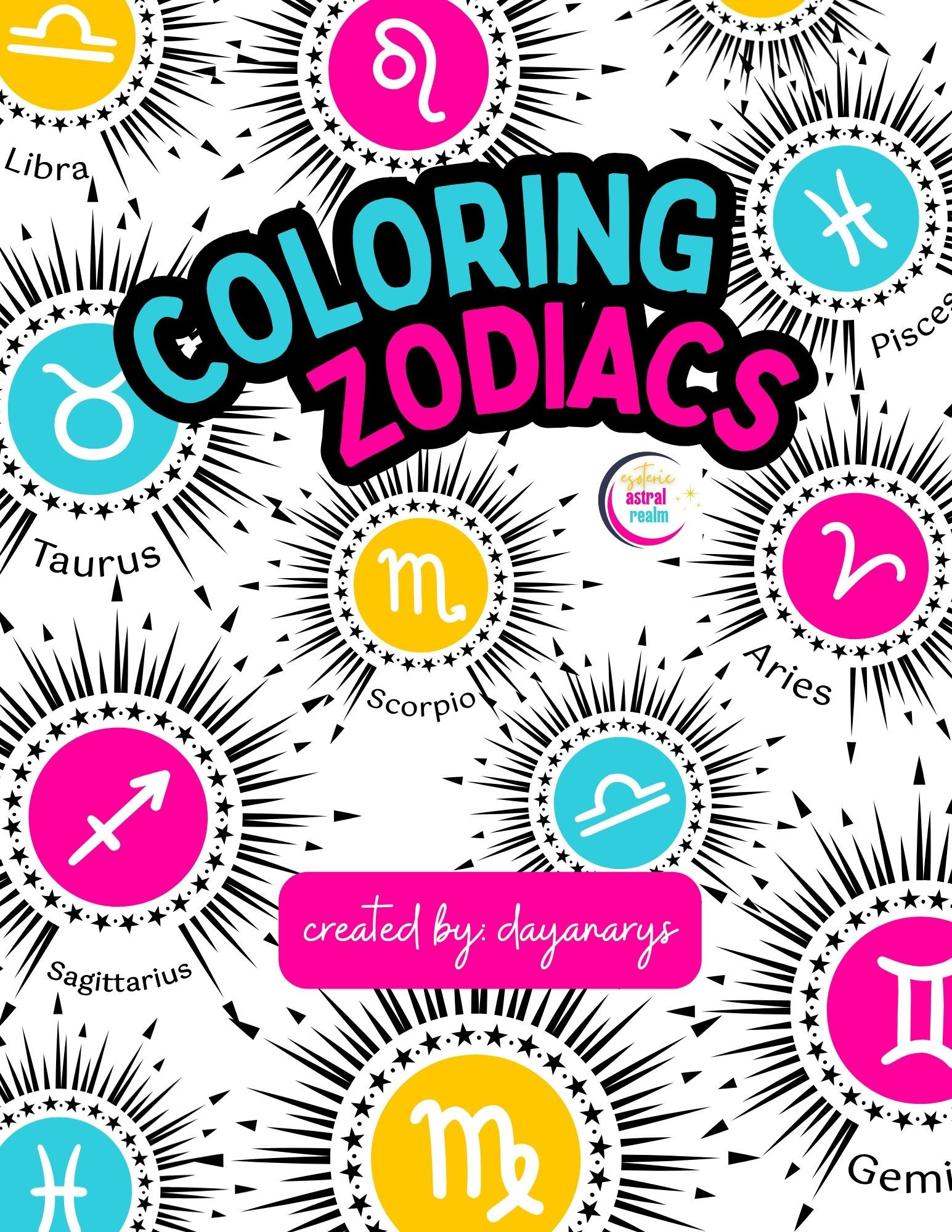 Zodiac Coloring Book