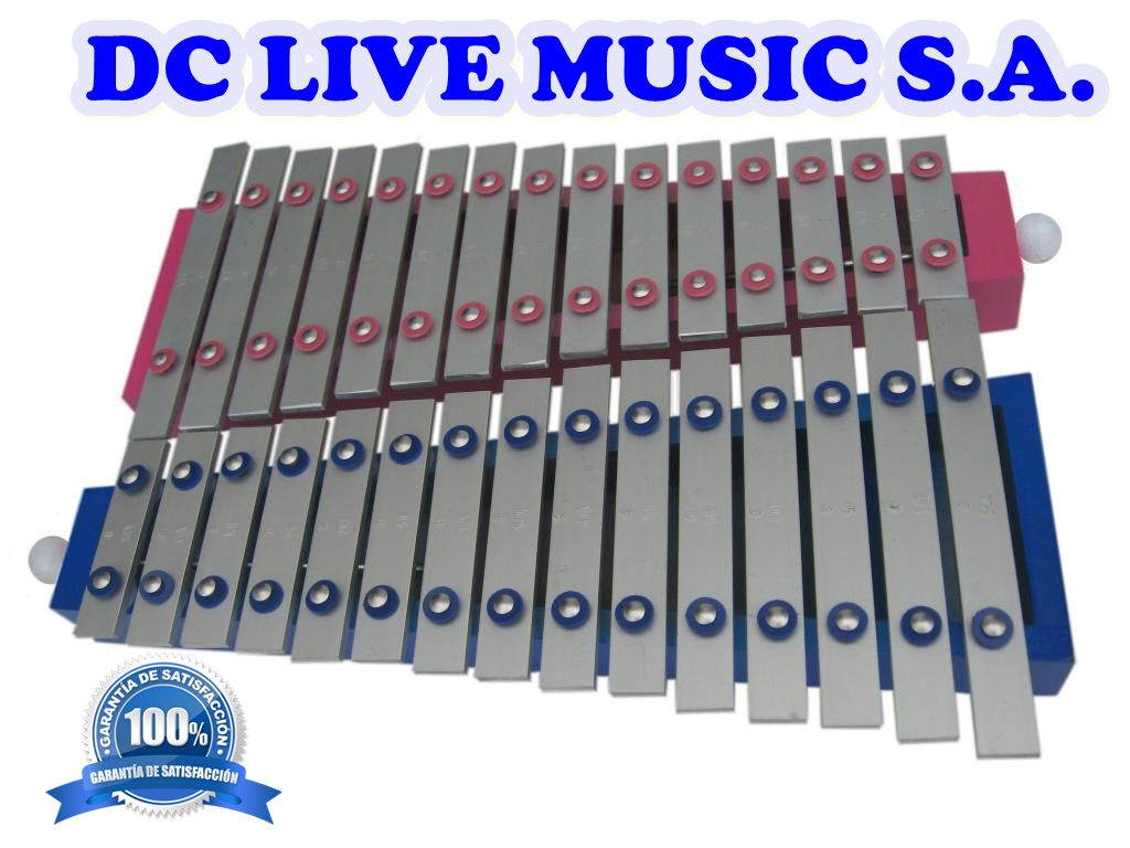 XILOFONO, METALOFONO, DE 15 NOTAS, NUEVOS, AFINADOS