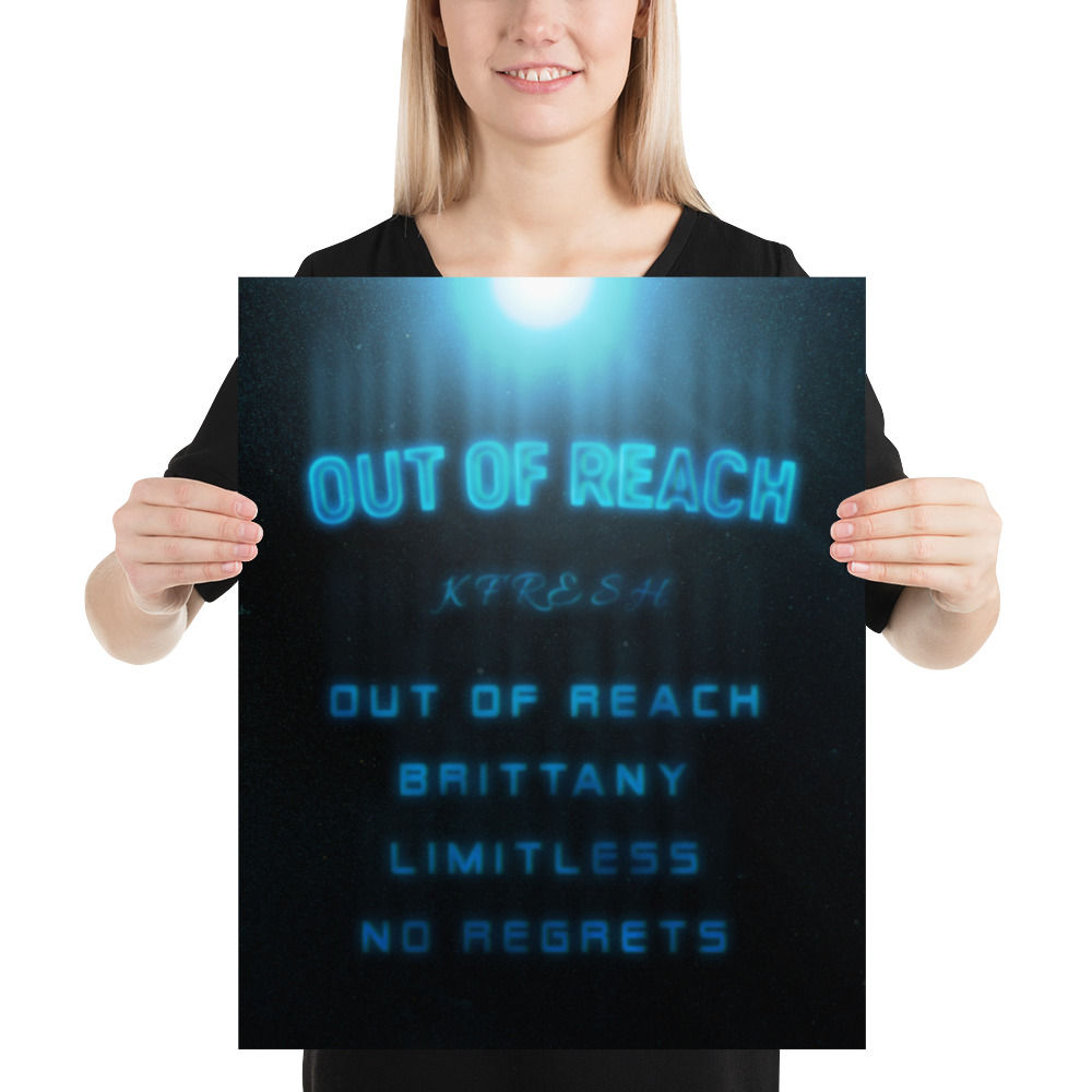 OOR Track list Premium Photo paper poster