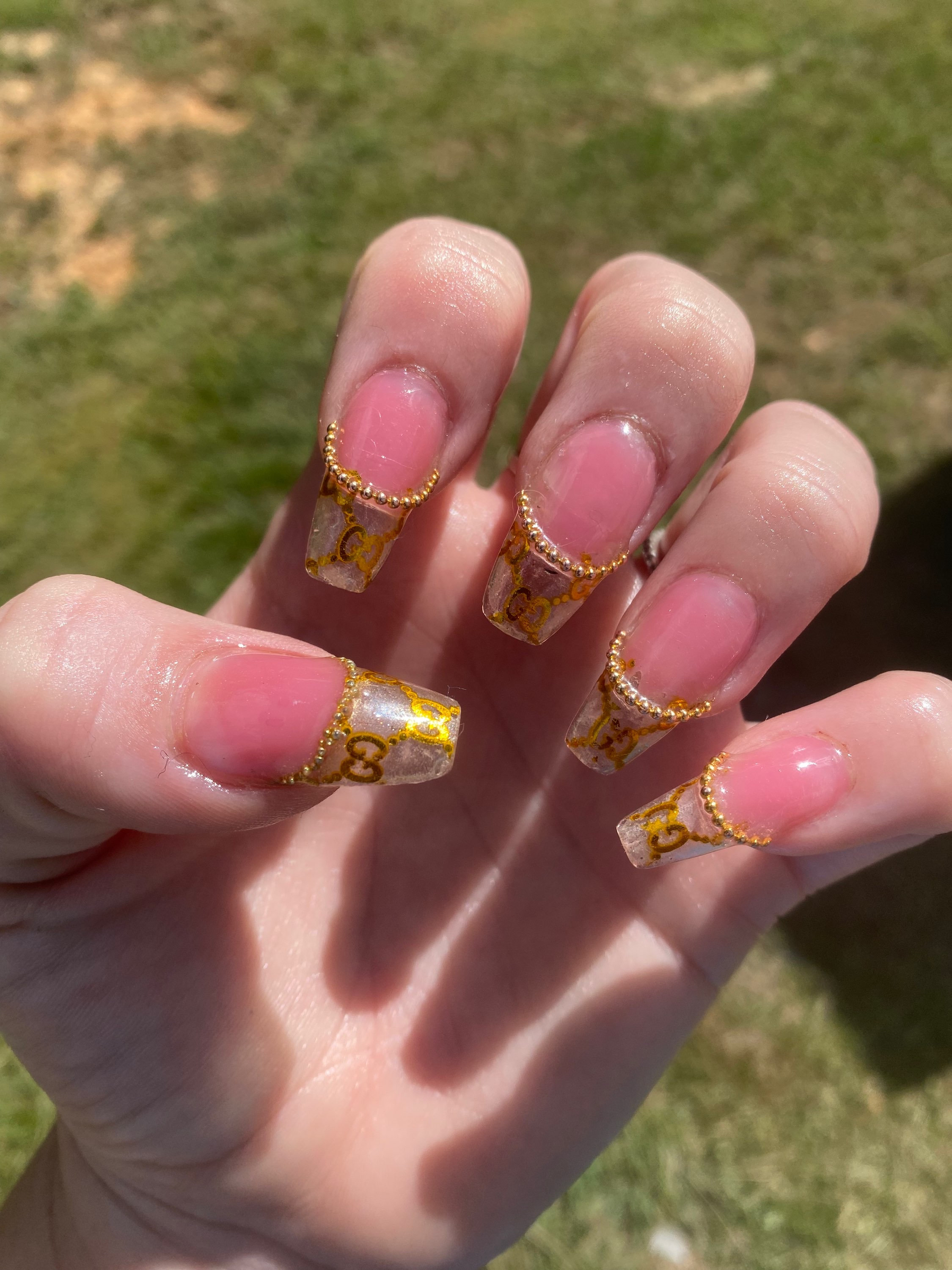 Gucci and gold | A-Manda-Cure Nails