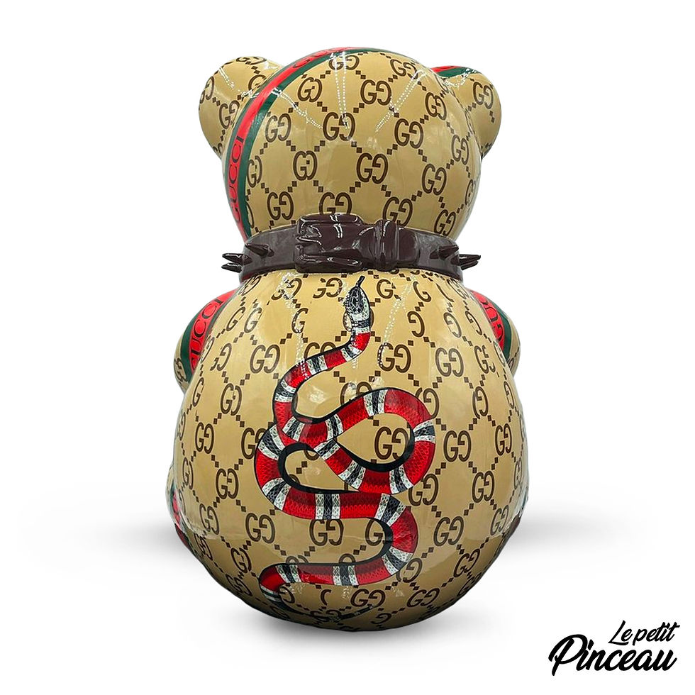 Miniature : Nounours Rouge & Vert - Art Gallery