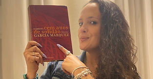 Botão para contratação do curso do livro “Cem anos de solidão”, de Garcia Marques.
