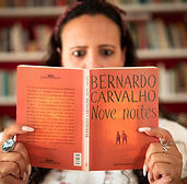 Botão para contratação do curso do livro “Nove Noites”, de Bernardo Carvalho.
