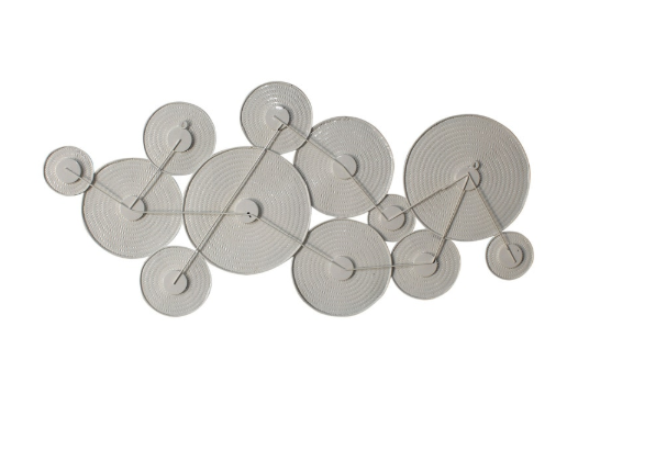 Thumbnail: Multicolour Metal Extra Large Circles Metal Wall Hanging