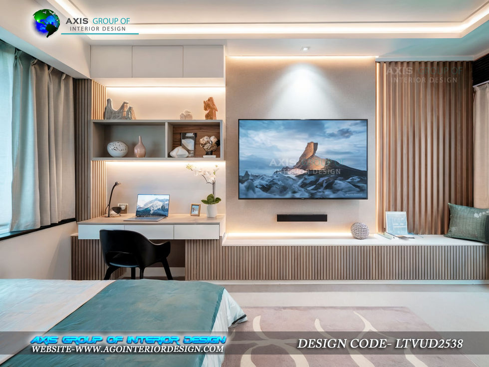 Premium TV Unit with Study Table for Bedroom | Axis Group India