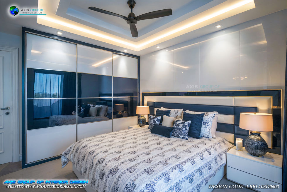 Blue Bedroom Interior Design Portfolio 103