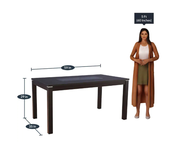 Thumbnail: Six Seater Dining Set Daiton With Bench in Super Finish