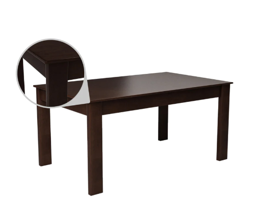 Thumbnail: Amanda 6 Seater Dining Set in Cappuccino & Beige Finish