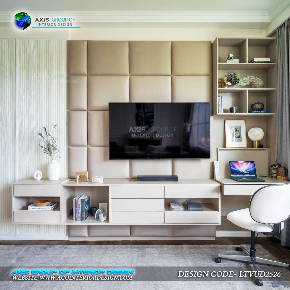 TV Unit with Study Table and Bookshelf Combo | Axis Group India