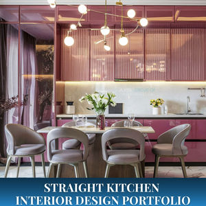 Straight Kitchen Interior Design Ideas & Portfolio