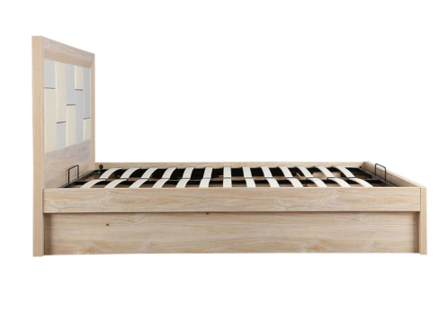 Thumbnail: Galileo King Size Bed with Storage in Beige Finish