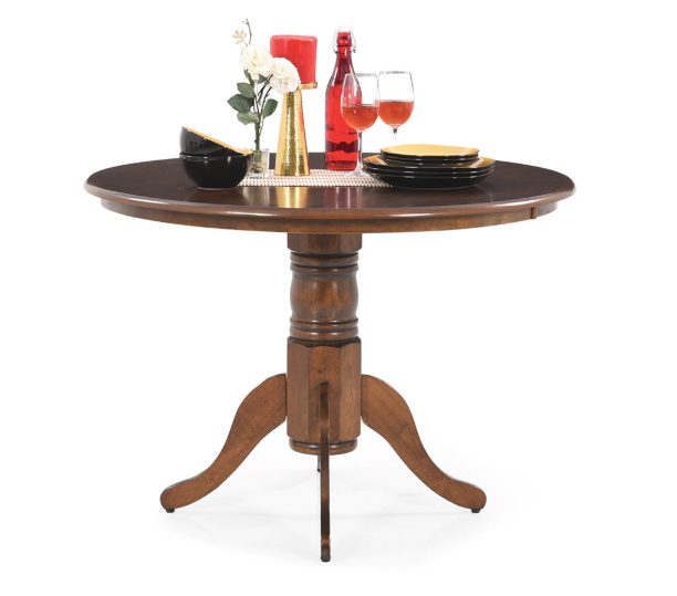 Thumbnail: Coco Round Four Seater Dining Set in Walnut Finish