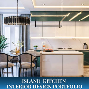 Island Kitchen Interior Design Portfolio