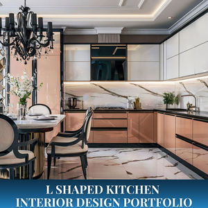 L Shaped Kitchen Interior Design Portfolio