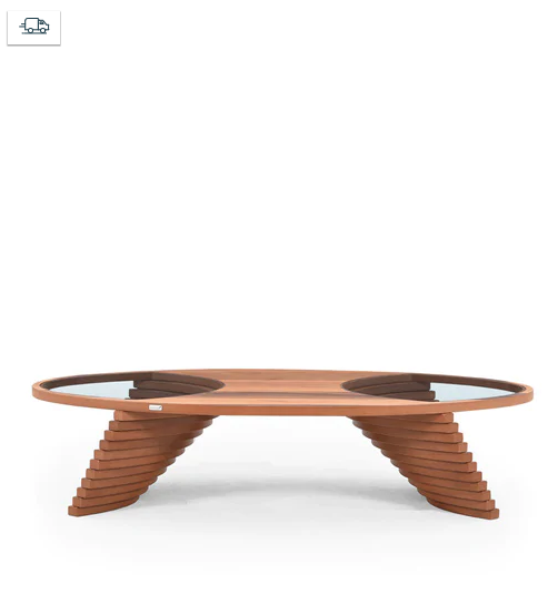 Thumbnail: Mayra Coffee Table With Tempered Glass