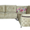 Thumbnail: Leeza Six Seater Corner Sectional Sofa in Light Brown & Cream