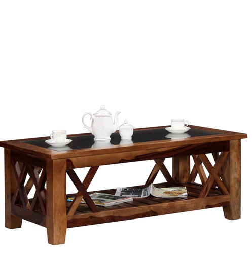 Thumbnail: Solid Wood Coffee Table in Provincial Teak Finish