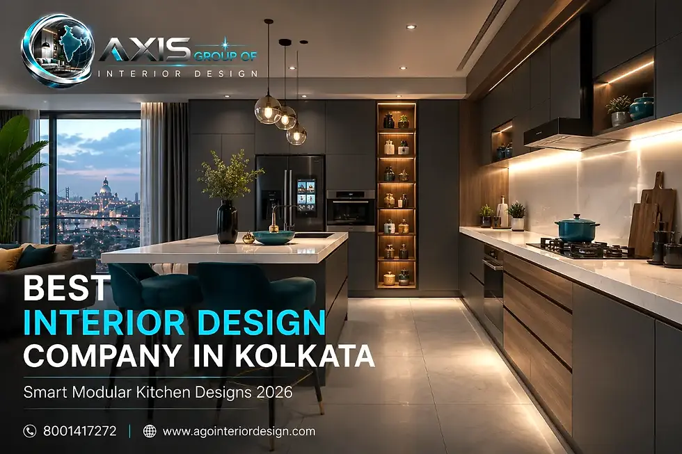 best interior design company kolkata 2026 — AGO Interior Design ( Axis Group Of Interior design) modular kitchen transformation