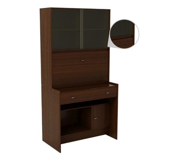 Thumbnail: Rhombus Study & Laptop Table in Walnut Finish