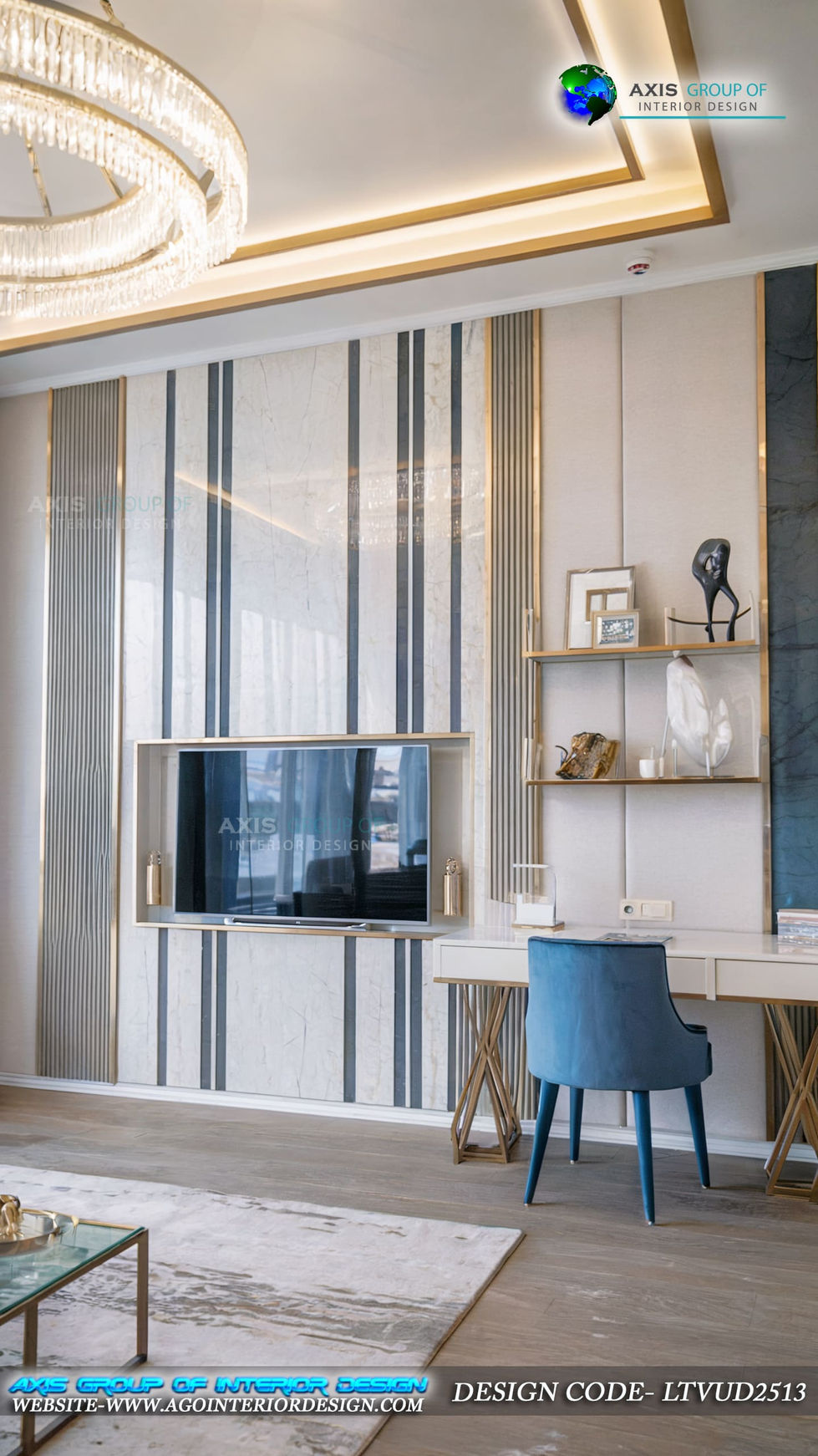 TV Unit with Study Table for Kolkata Joint Families | Axis Group