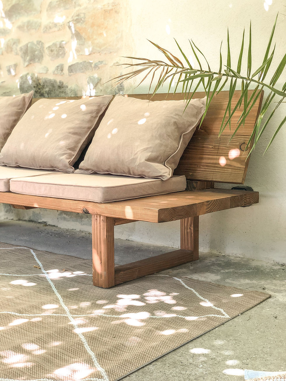 Miniature : Banquette rustique I Douglas