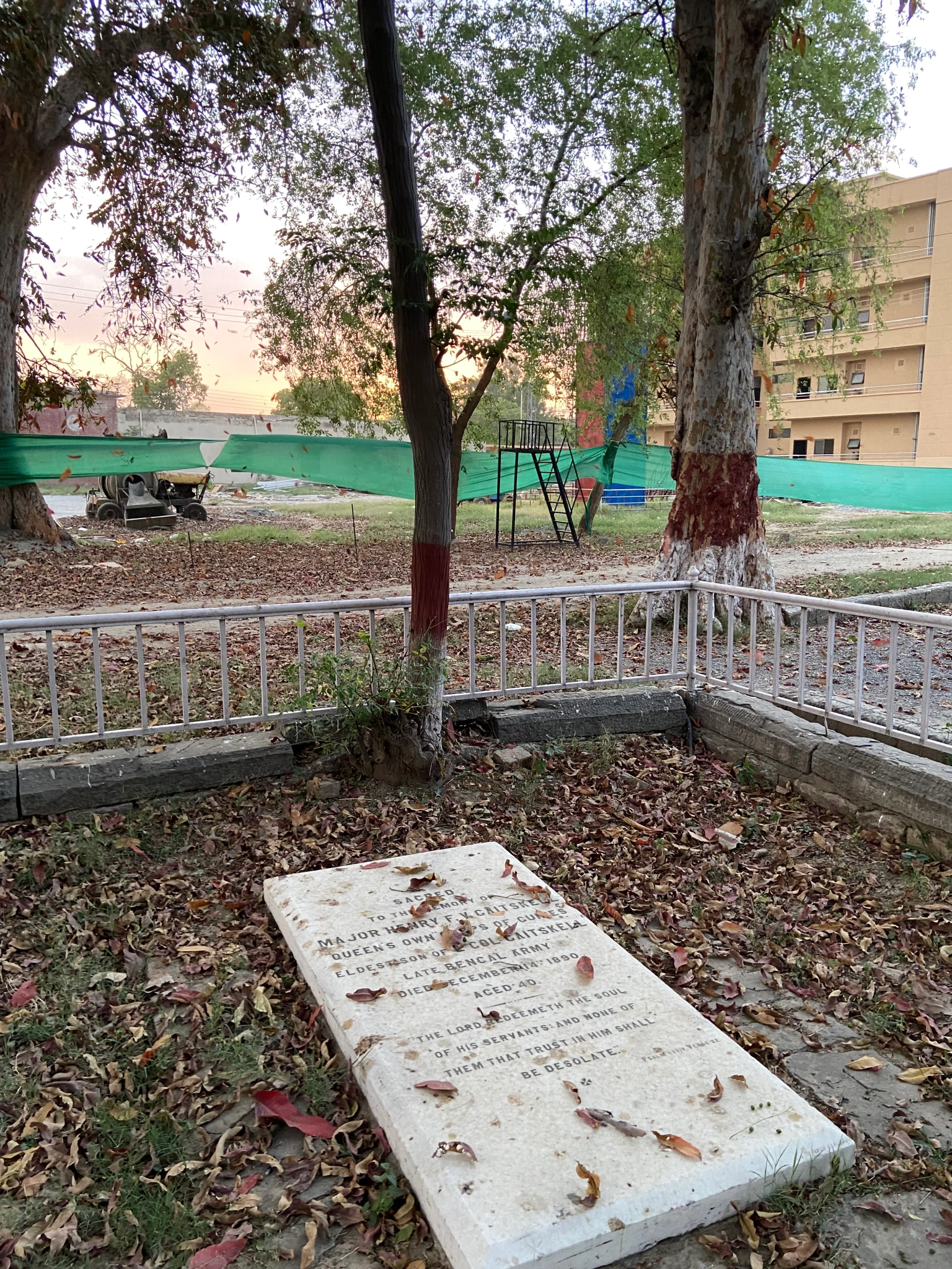 Gravestones at the Chapel