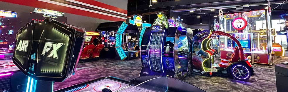 Betson games in an arcade