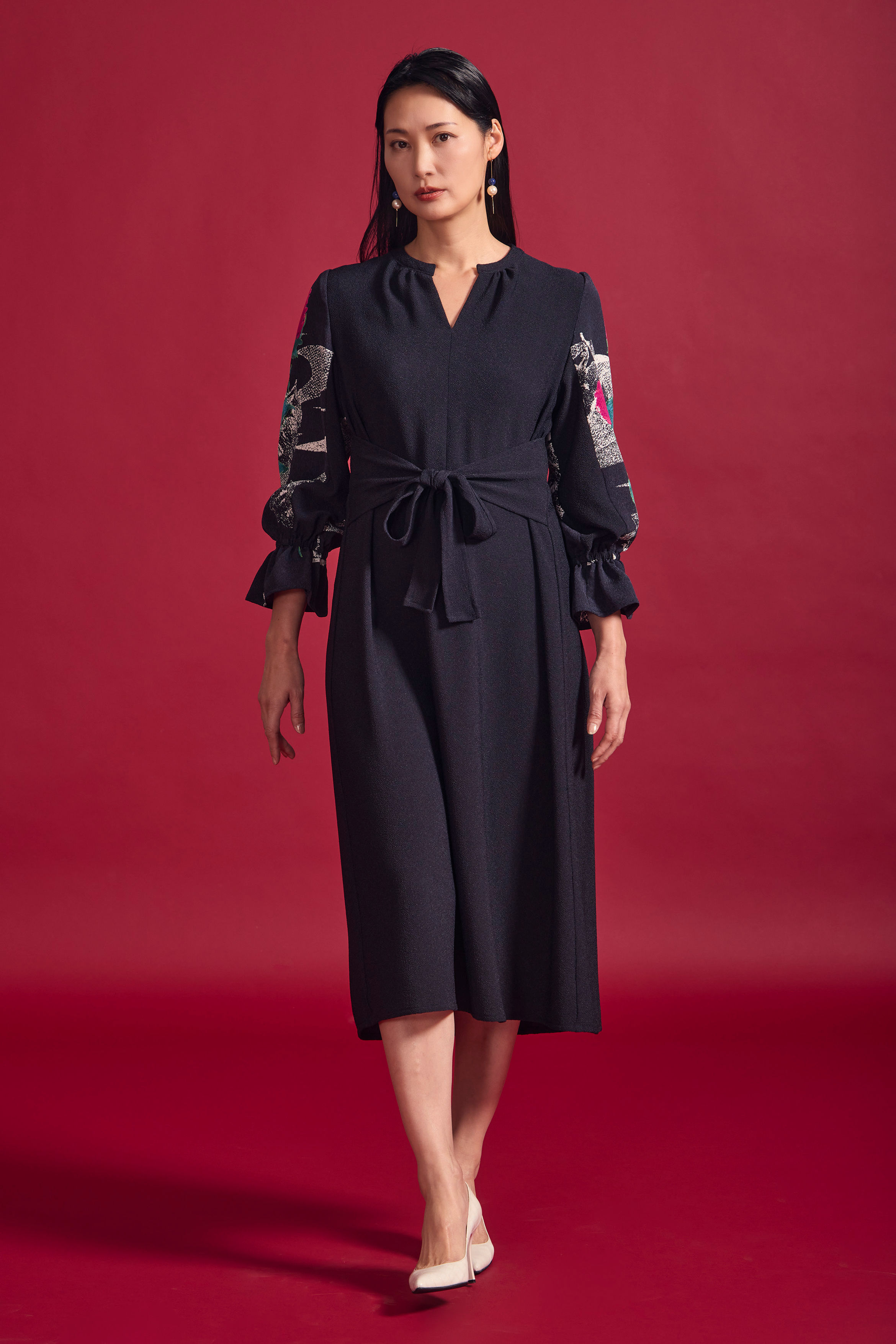 🌹ネイビーワンピース