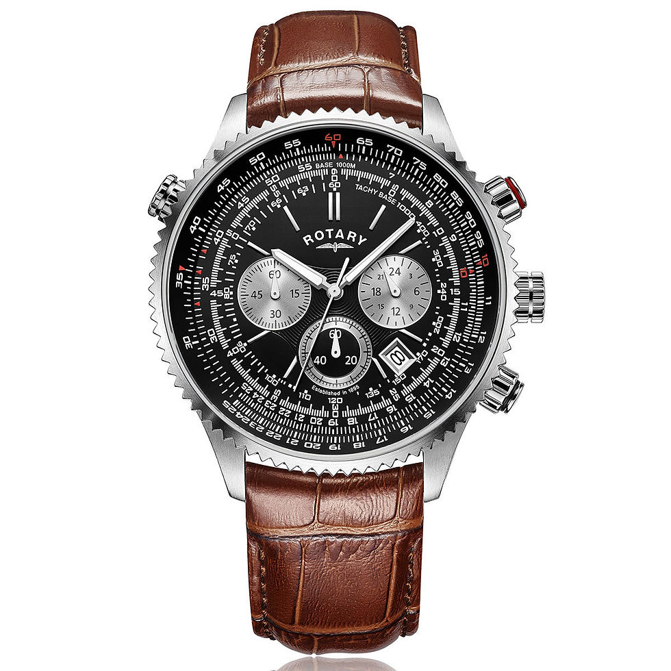 Thumbnail: Rotary Interchangeable Gents Pilot Watch