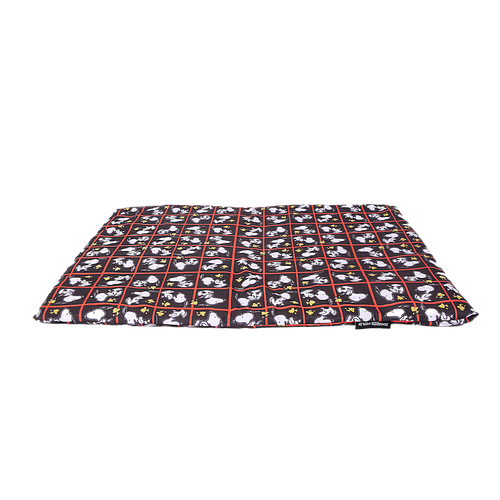 Dog Bed Mat with foam Snoopy Film Black Zooz Pets Global