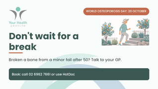 Don't wait for a break: looking after your bones