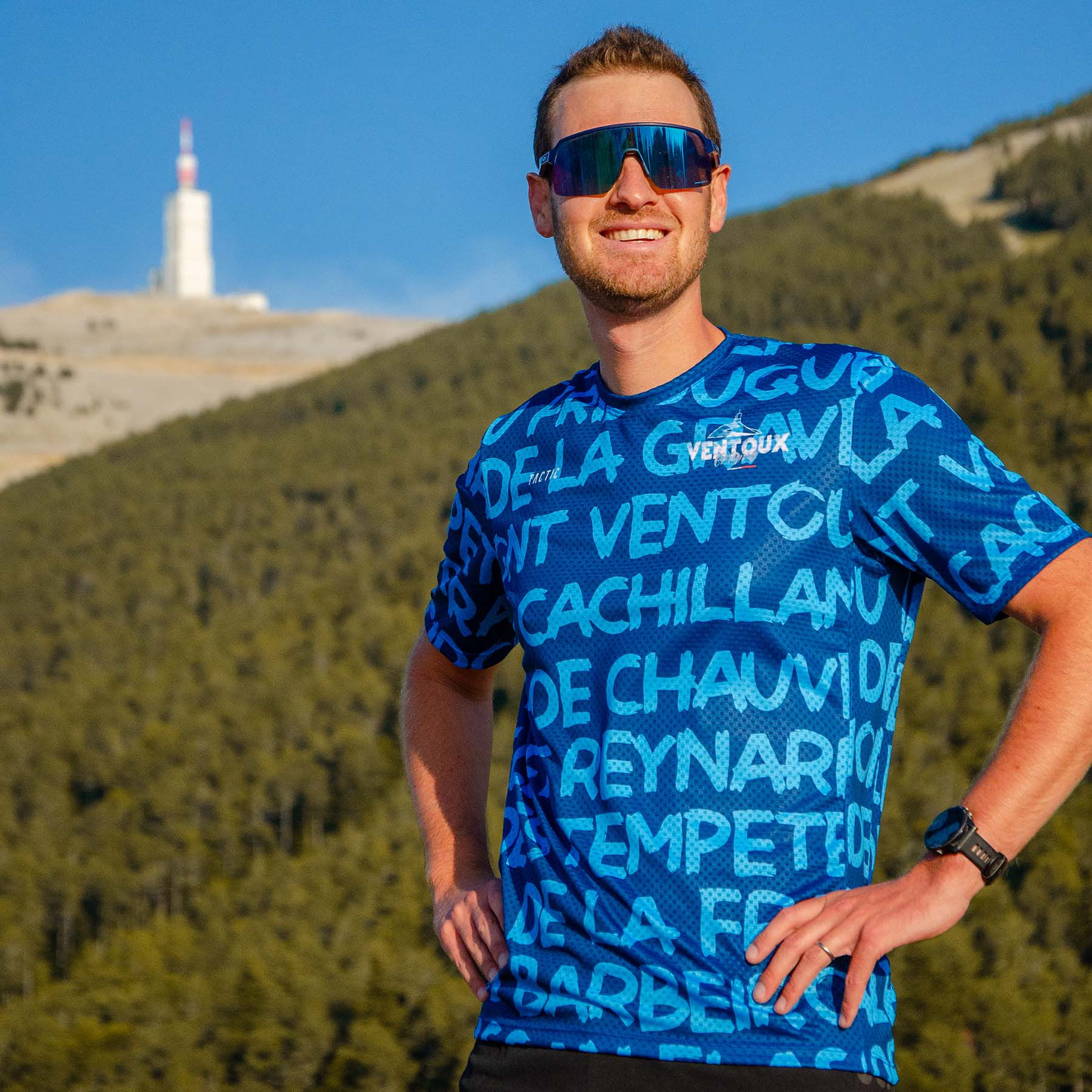 T-shirt Sommet Bleu | Homme