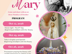 October, month of the Holy Rosary - Marian Mission 2026