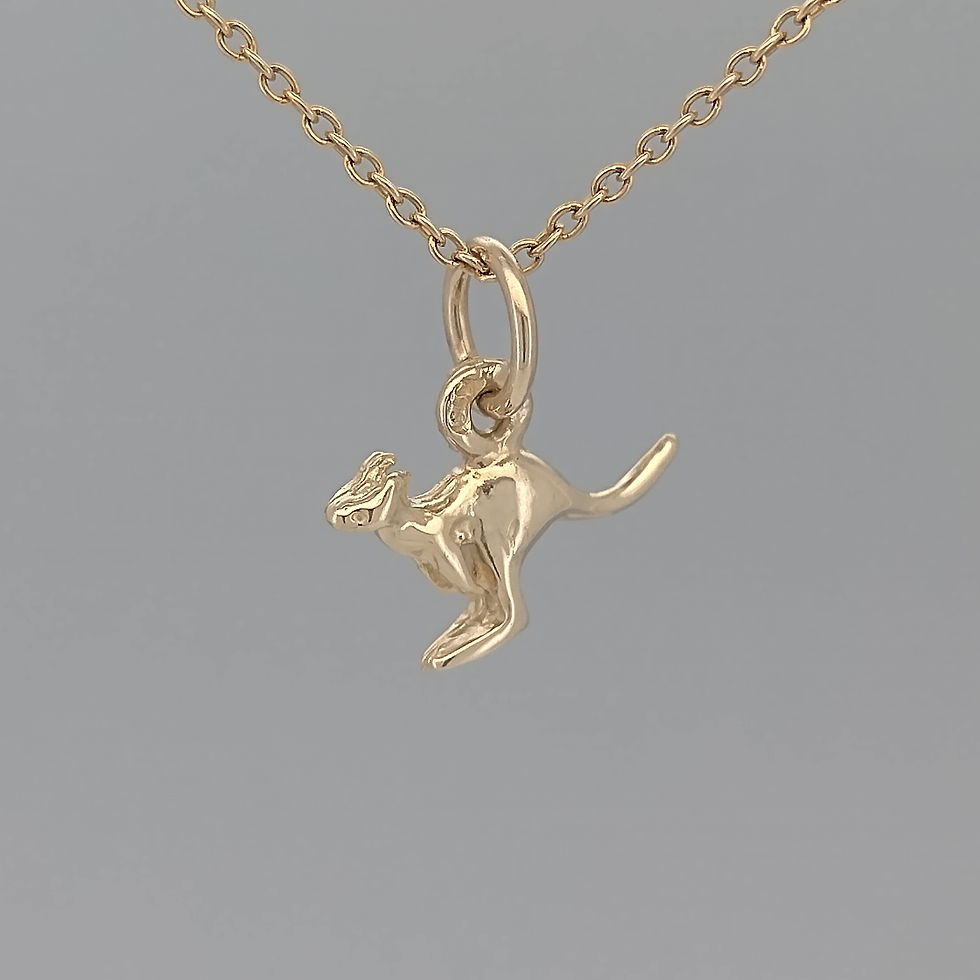 Thumbnail: 9ct Yellow Gold Kangaroo Charm – Bounding Brilliance, Aussie Icon