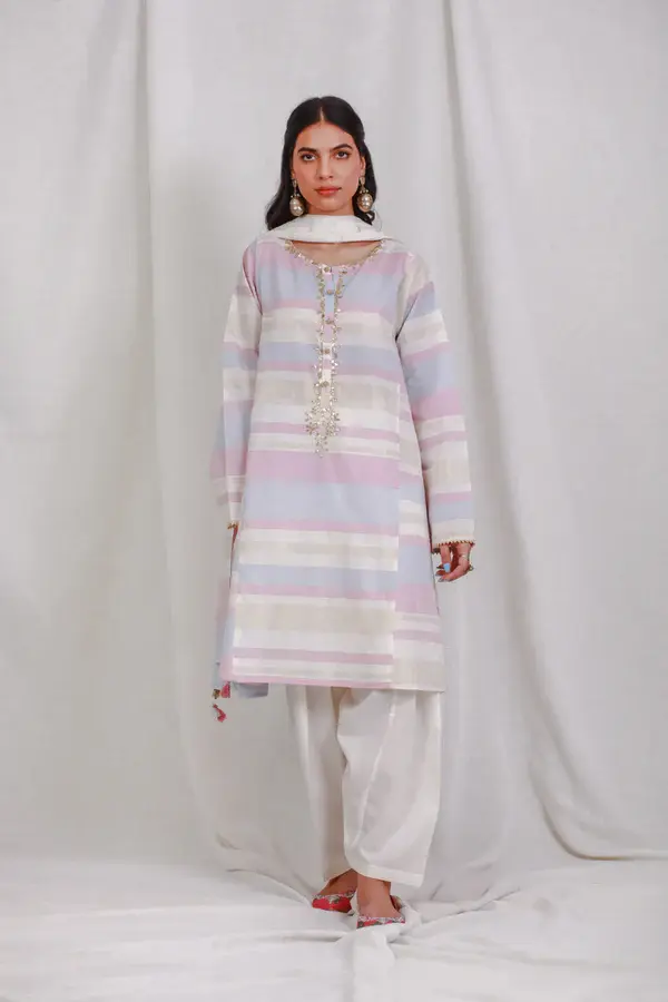 Pakistani Brand Generation's Pastel Suit for Eid, Party Wear, Punjabi Suit, Pakistani Suit