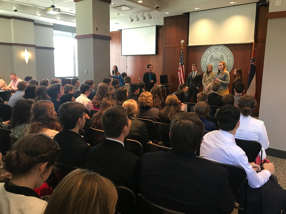 Teen Pact Mock Gubernatorial Elections.