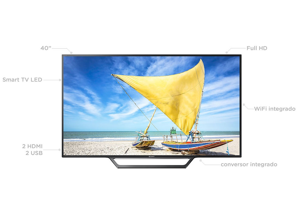 Miniatura: Smart TV LED 40” Sony KDL-40W655D - Conversor Digital 2 USB 1 HDMI