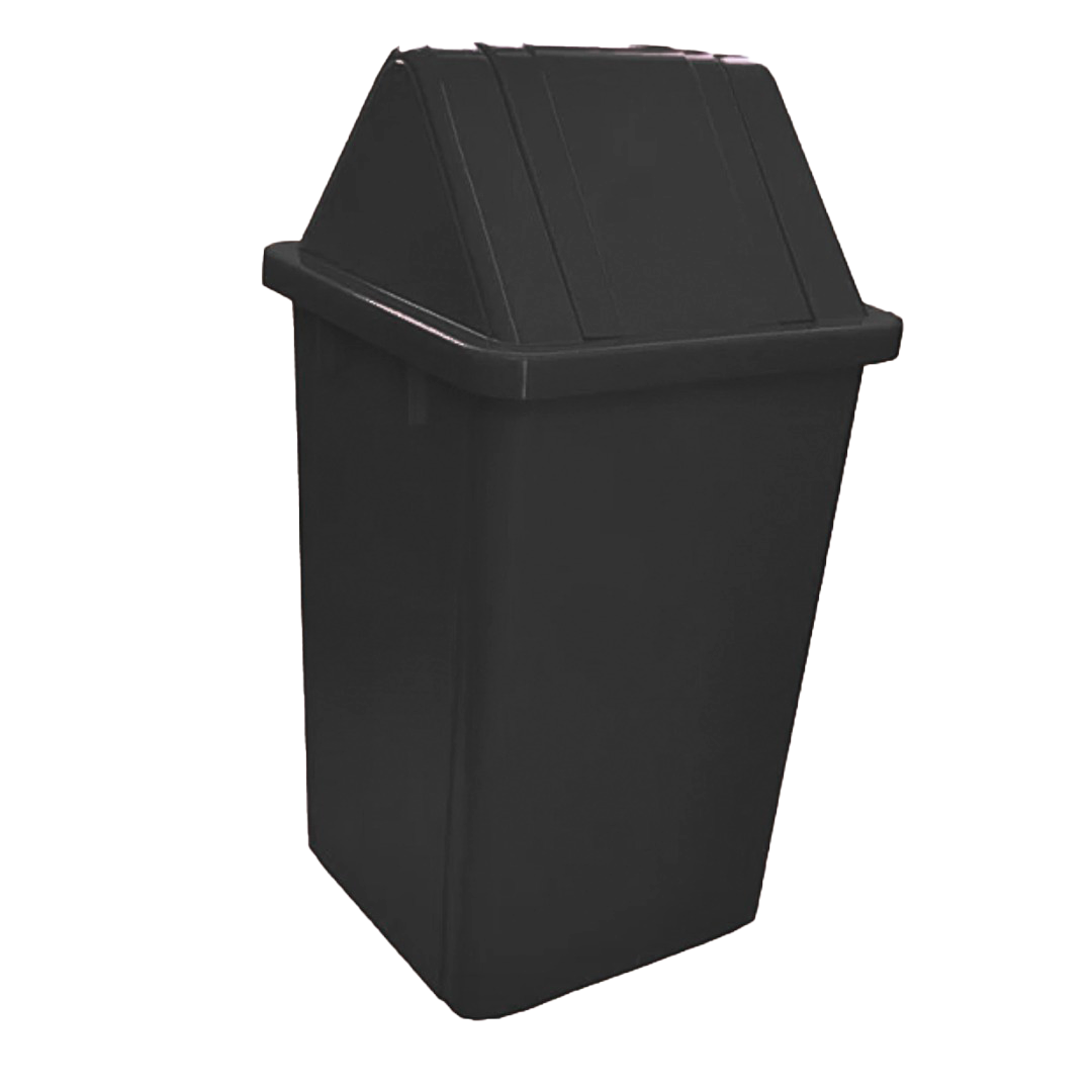 COLETOR BASCULANTE 60 L PRETO - BRALIMPIA