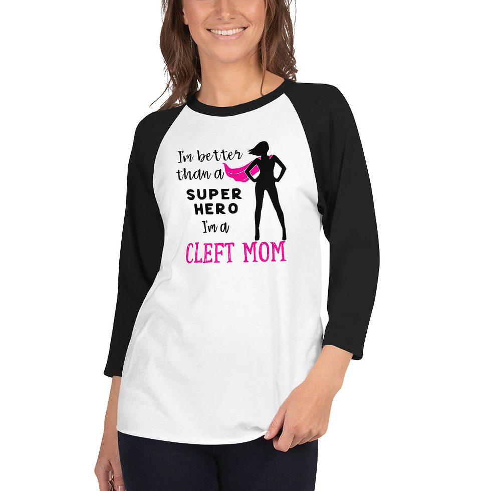 Thumbnail: Superhero 3/4 sleeve raglan shirt