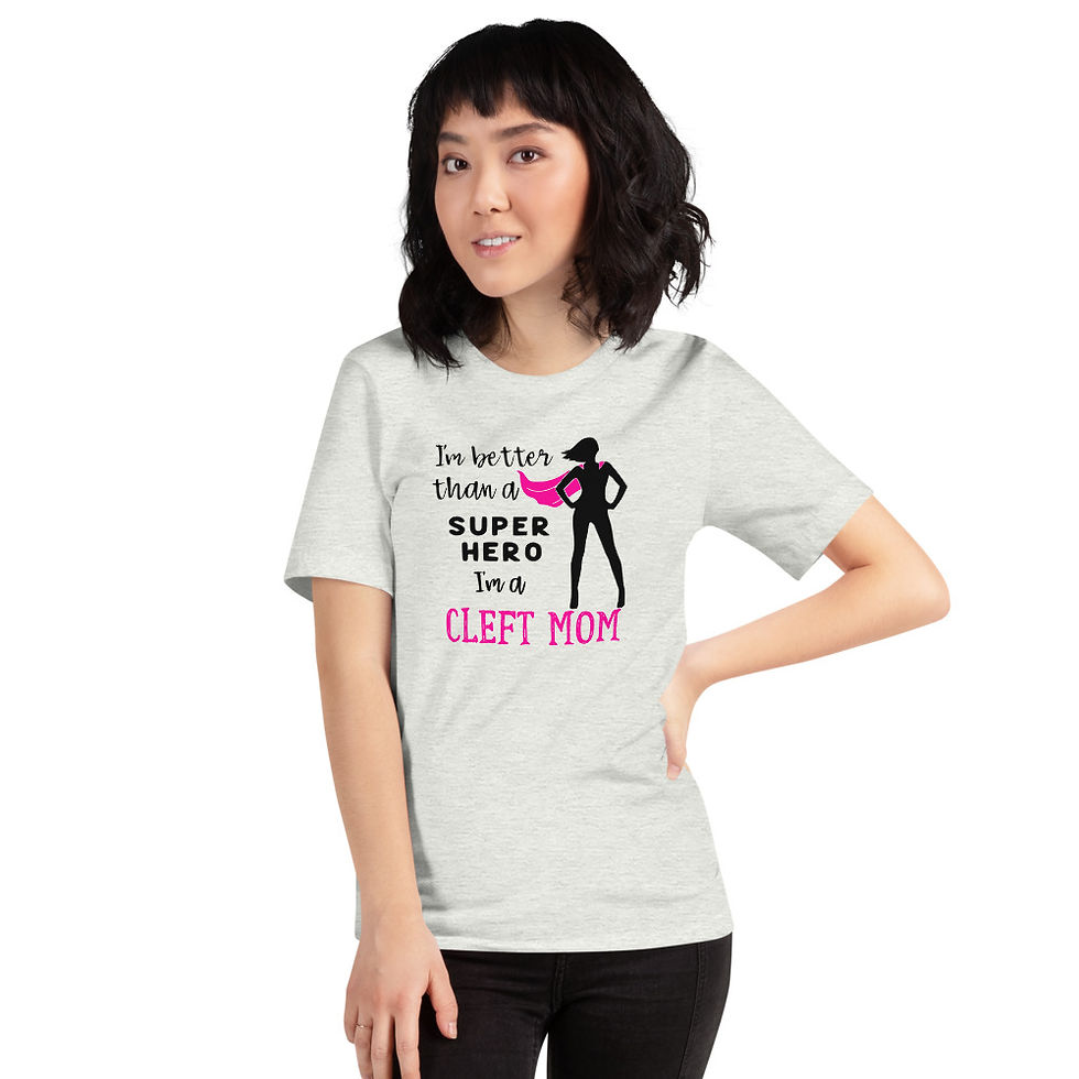 Thumbnail: Cleft Mom Superhero Short-sleeve t-shirt